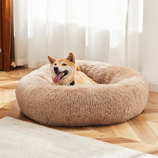JHK Calming Dog Bed For Medium And Large Dogs Washable Anti Slip