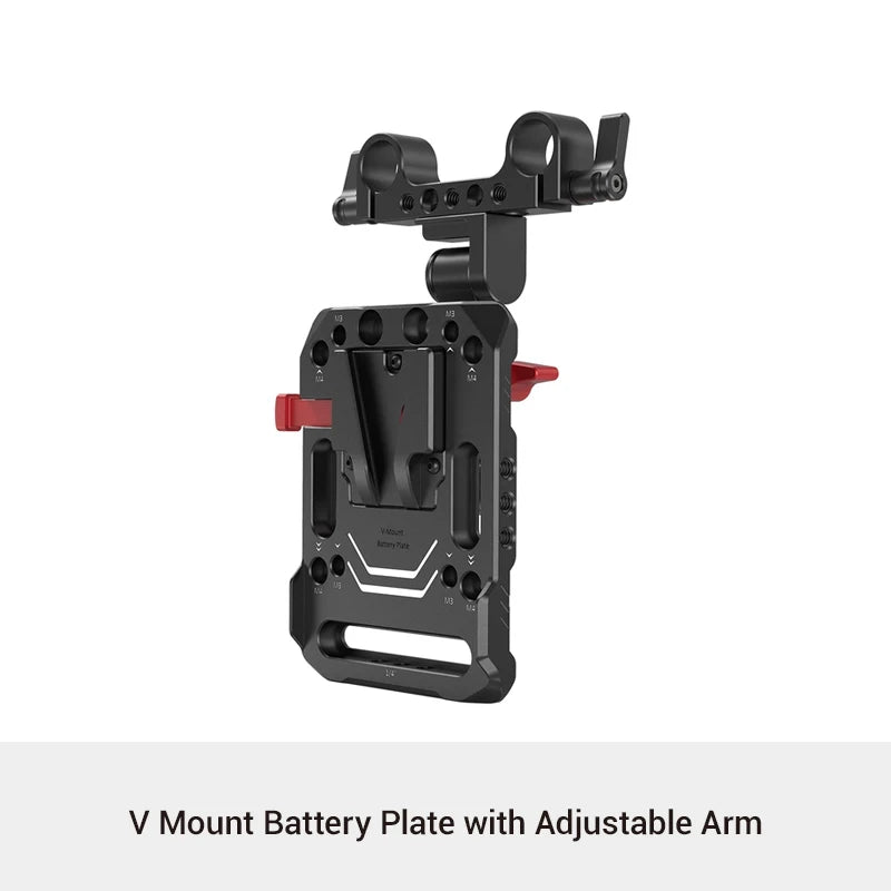 SmallRig V Mount Battery Plate With Adjustable Arm And Rod Clamp