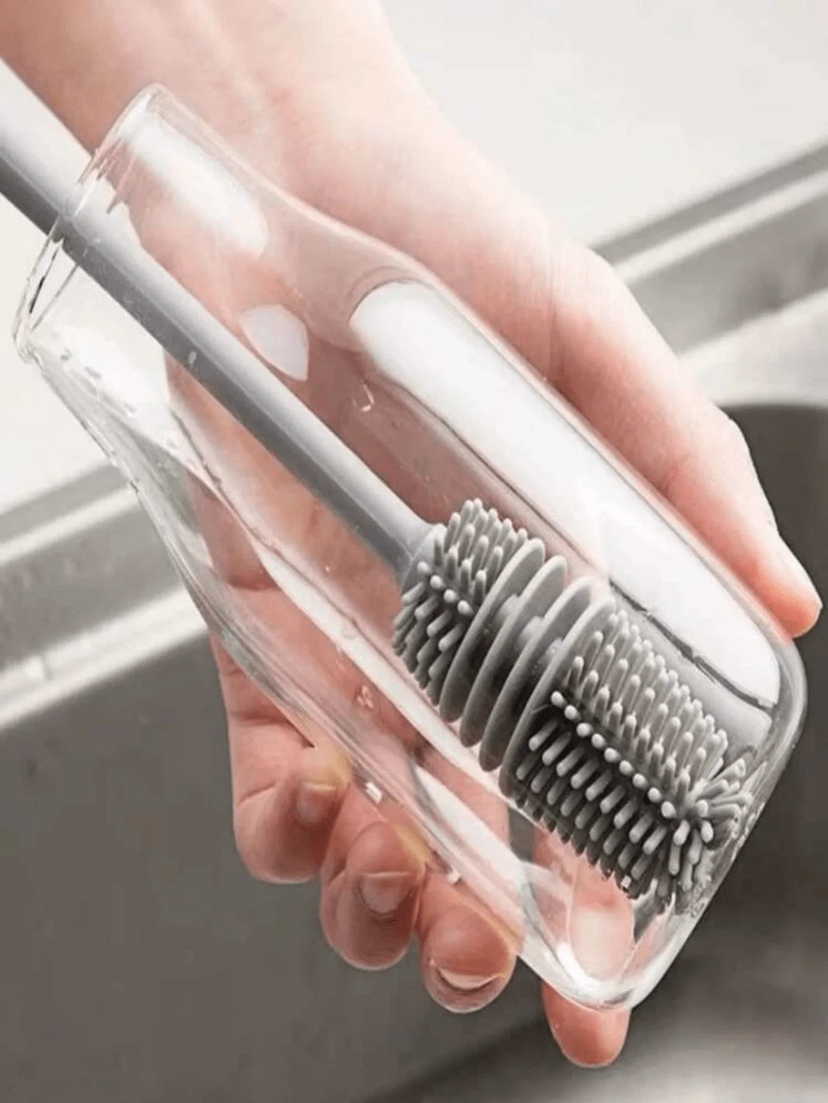 Multi Purpose Silicone Cup And Bottle Brush Household Cleaner