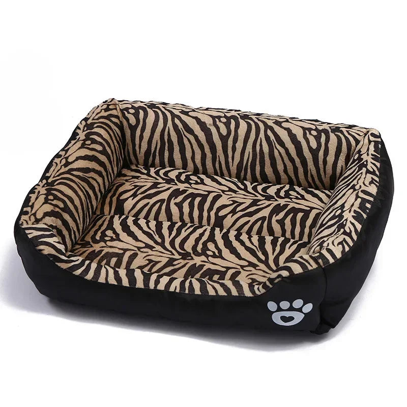BPEDT Warm Plush Dog Bed With Waterproof Bottom For Pets