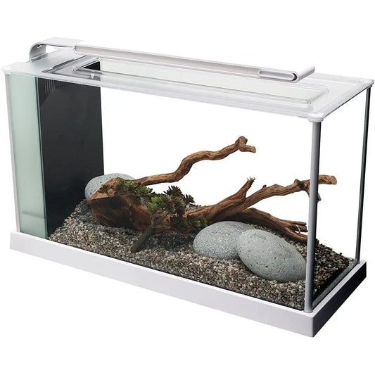 LED Lighted Aquarium Kit With 3 Stage Filtration System