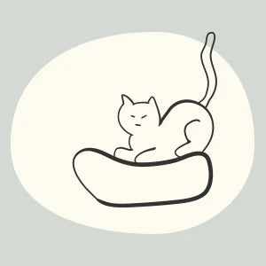 Cat Cave Premium Felt Cat Bed Indoor Cats Merino Wool