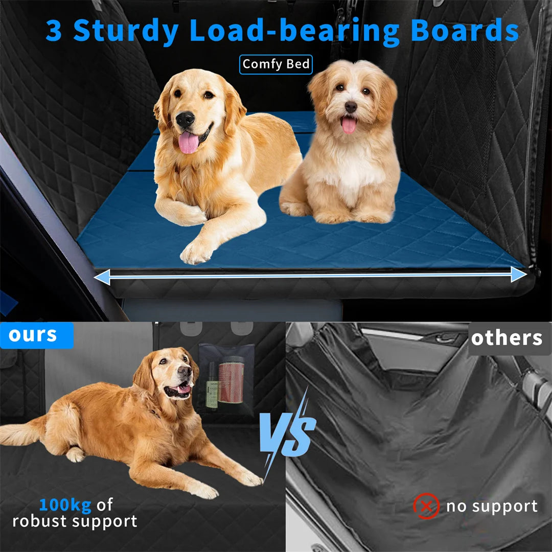 BINGOPAW Waterproof Dog Car Seat Cover and Travel Hammock Extender