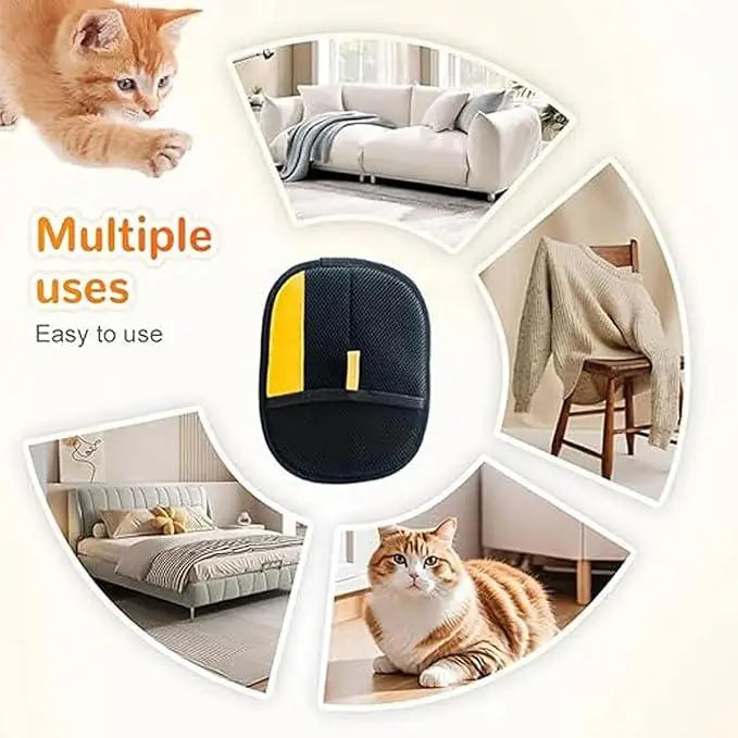 Pet Hair Remover Gloves Electrostatic For Cats And Dogs Reusable