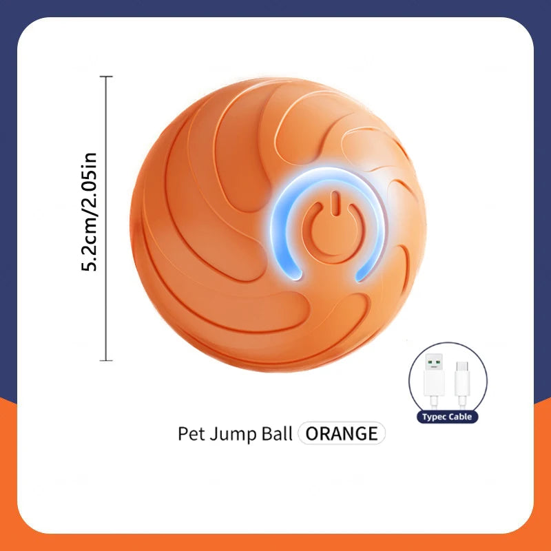 Smart Dog Ball Interactive Toy Rolling USB Rechargeable Chew Toy