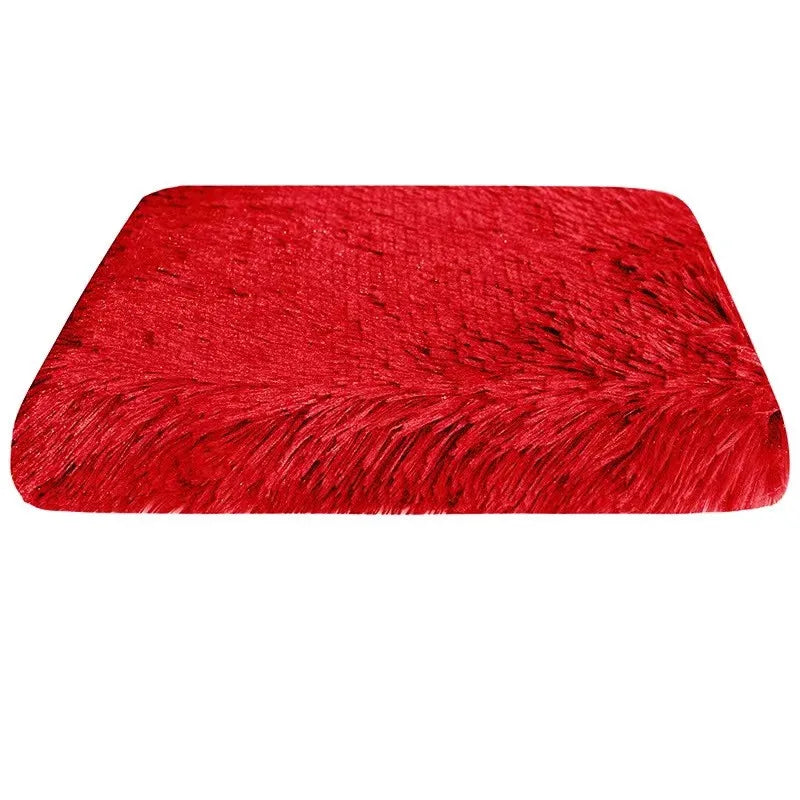Plush Dog Bed Mat For Pets Removable Washable Cover