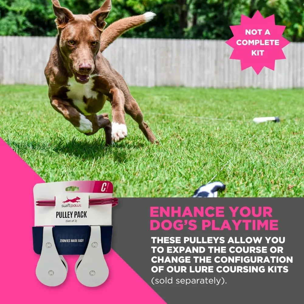 Swift Paws Field Pulley Set Expansion For Home Lure Courses