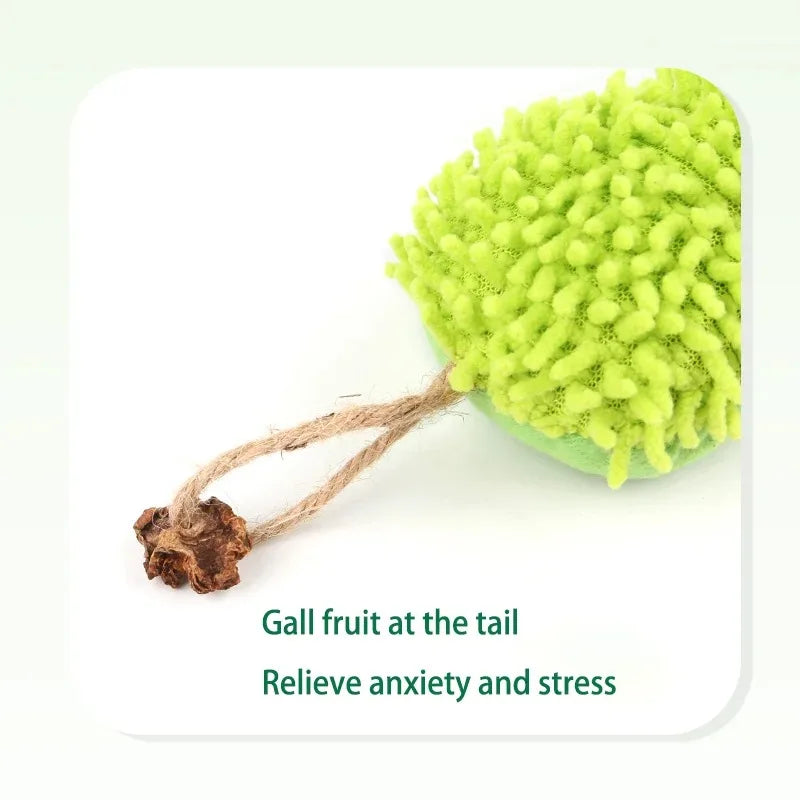Caterpillar Cat Chew Toy With Catnip Silvervine Dental Health