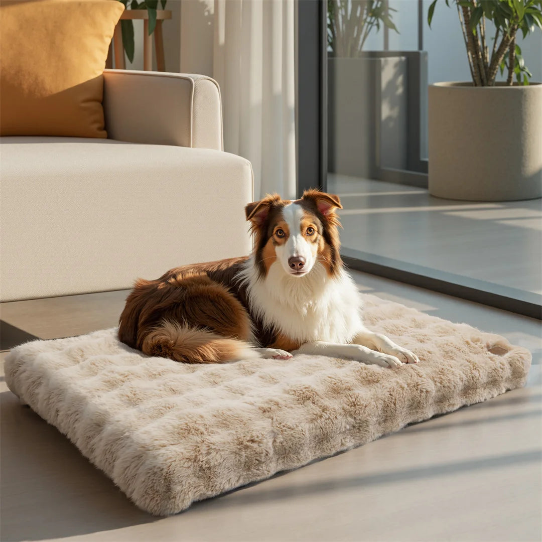 BINGOPAW Ultra Soft Dog Bed With Removable Cover Machine Washable