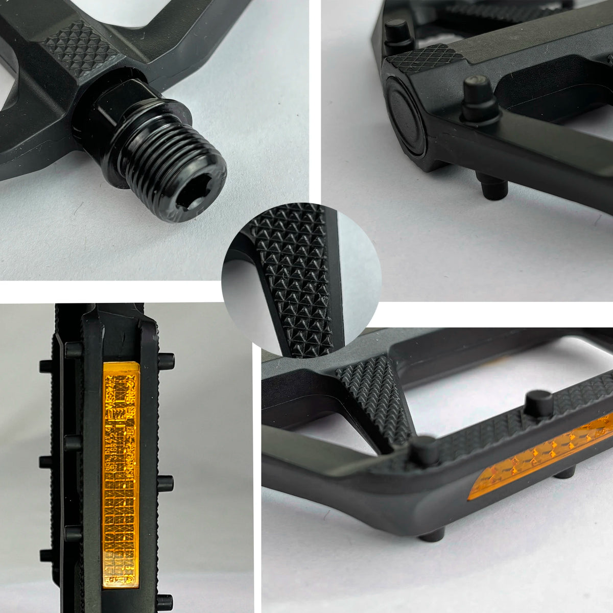 Gineyea Lightweight Anti Slip Flat Bike Pedals With Bearings