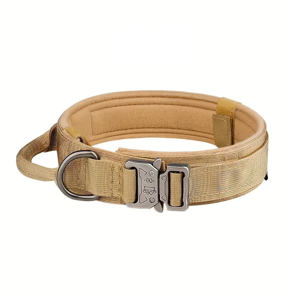 PETRAVEL Tactical Dog Training Collar Leash Set With Control Handle