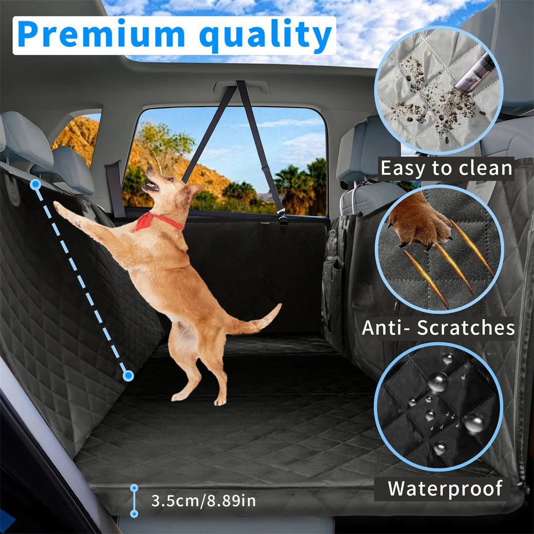 BINGOPAW Waterproof Dog Car Seat Cover and Travel Hammock Extender