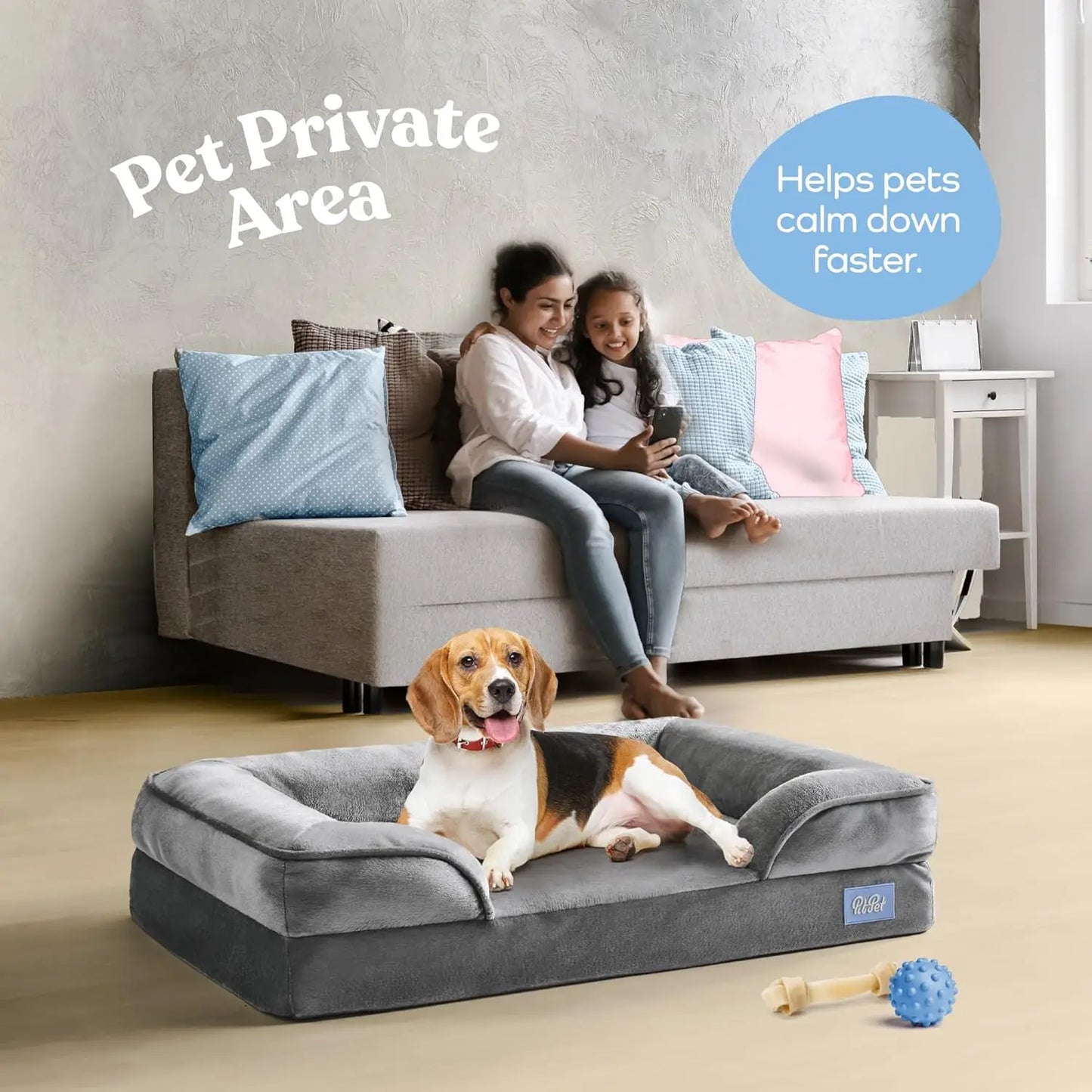Orthopedic Dog Bed For Medium Dogs Ultra Comfortable Breathable