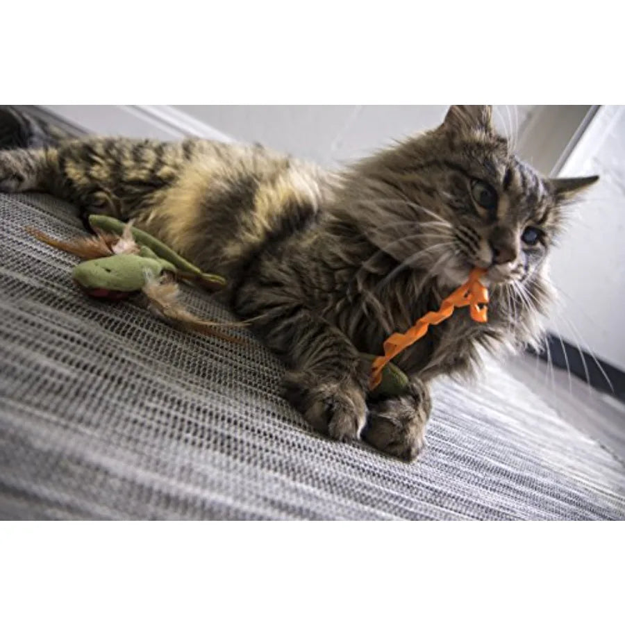 Fish Friends Crinkle Catnip Cat Toys for Playful Cats