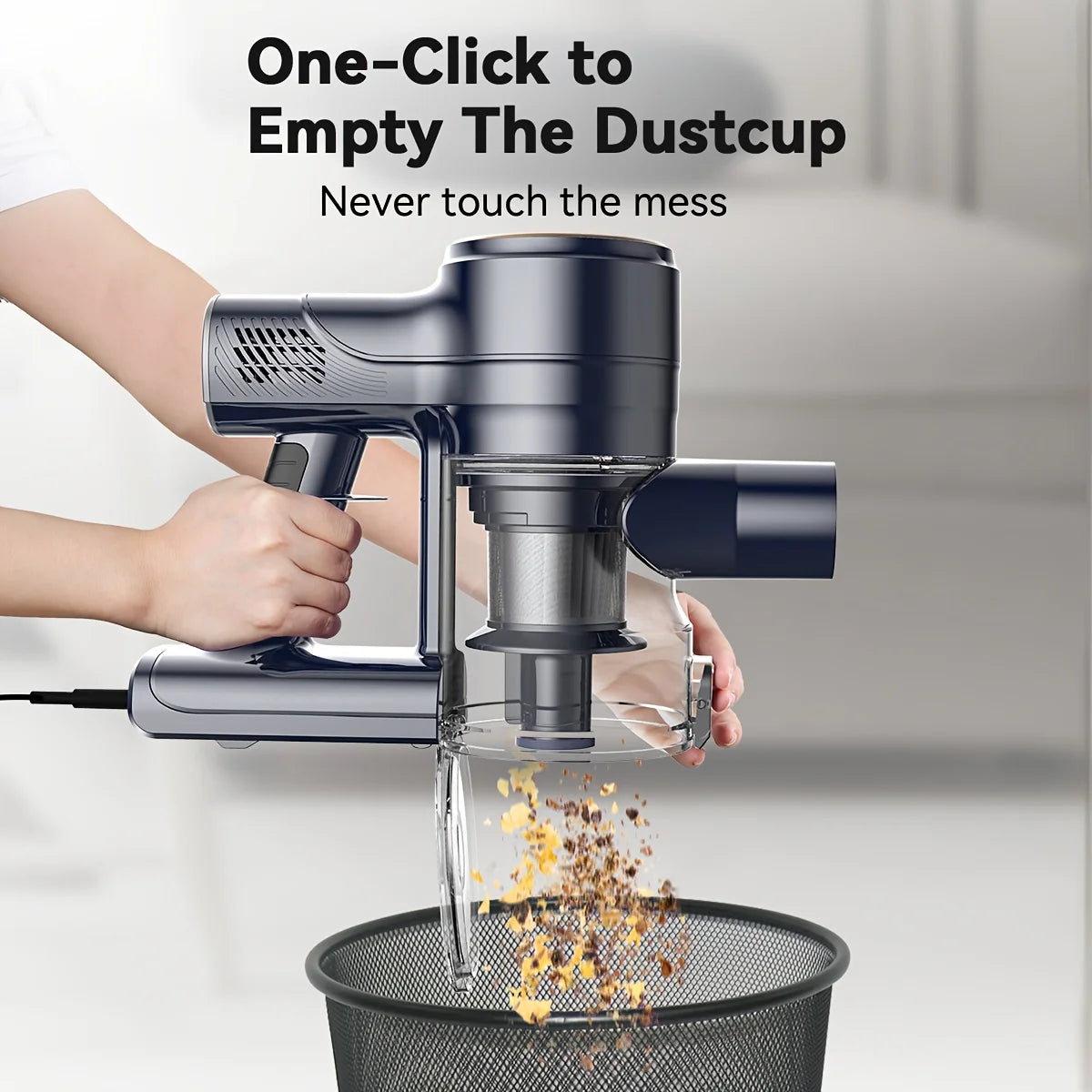 INSE I8 Corded Stick Vacuum Cleaner 600W 6 In 1 Portable