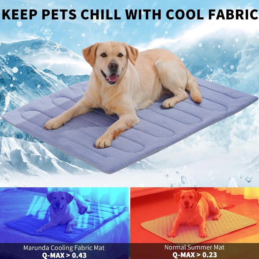 Self Cooling Dog Bed With Arc Chill Technology Washable