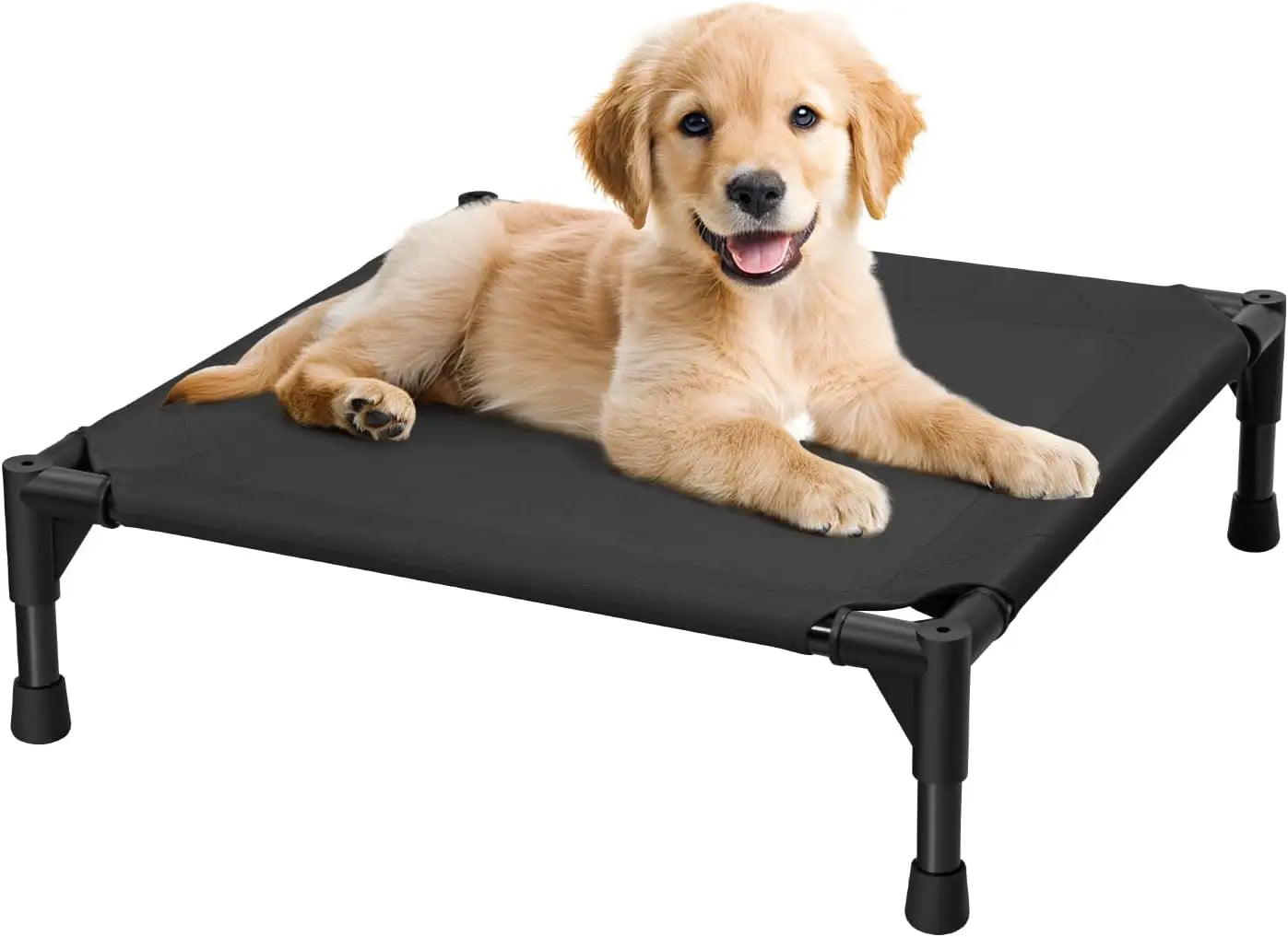 Elevated Cooling Pet Bed With Metal Frame For Dogs And Cats
