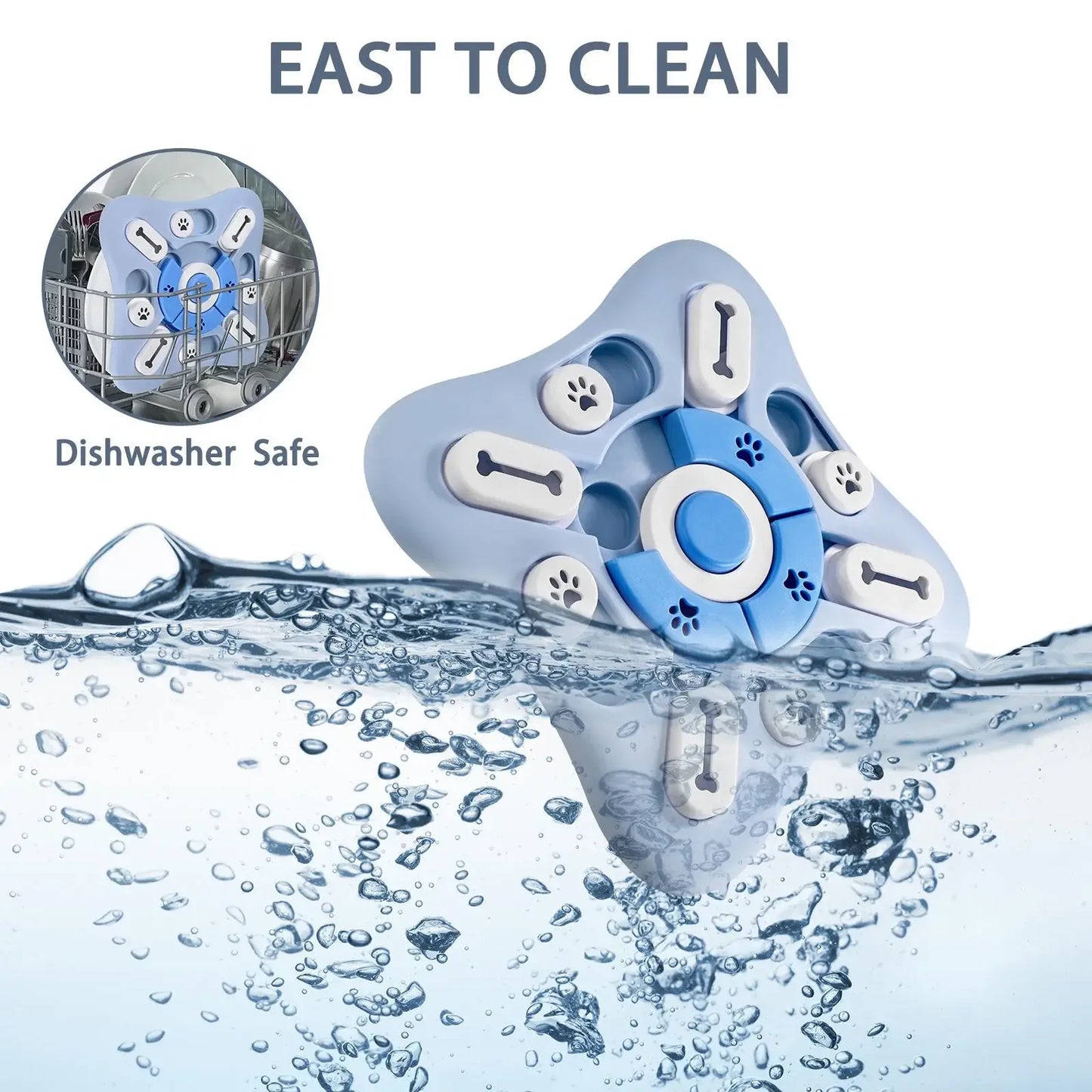 Dog Slow Feeder Puzzle Toy For Training And Mental Stimulation