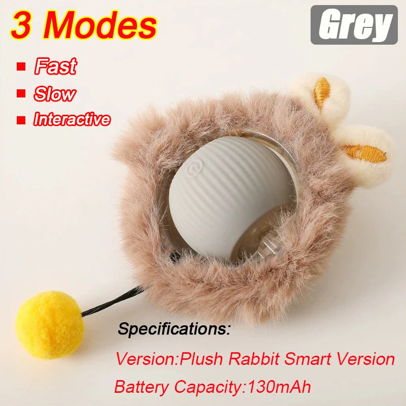 Automatic Rechargeable Rolling Ball Interactive Cat Toy