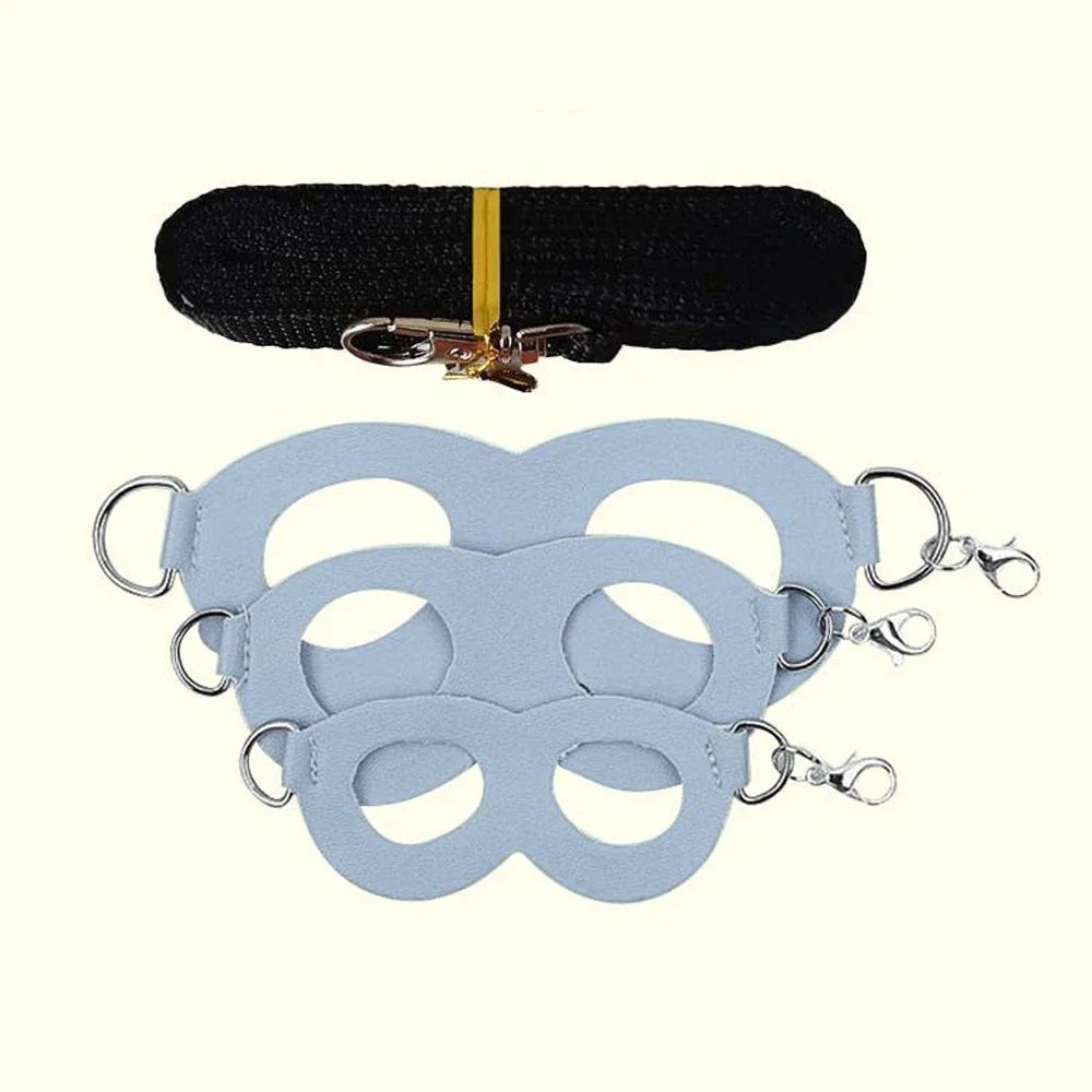 Small Animal Harness Leash Set Escapeproof Adjustable Collar