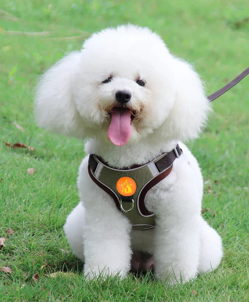Nylon Reflective Dog Harness Vest Soft Mesh Breathable