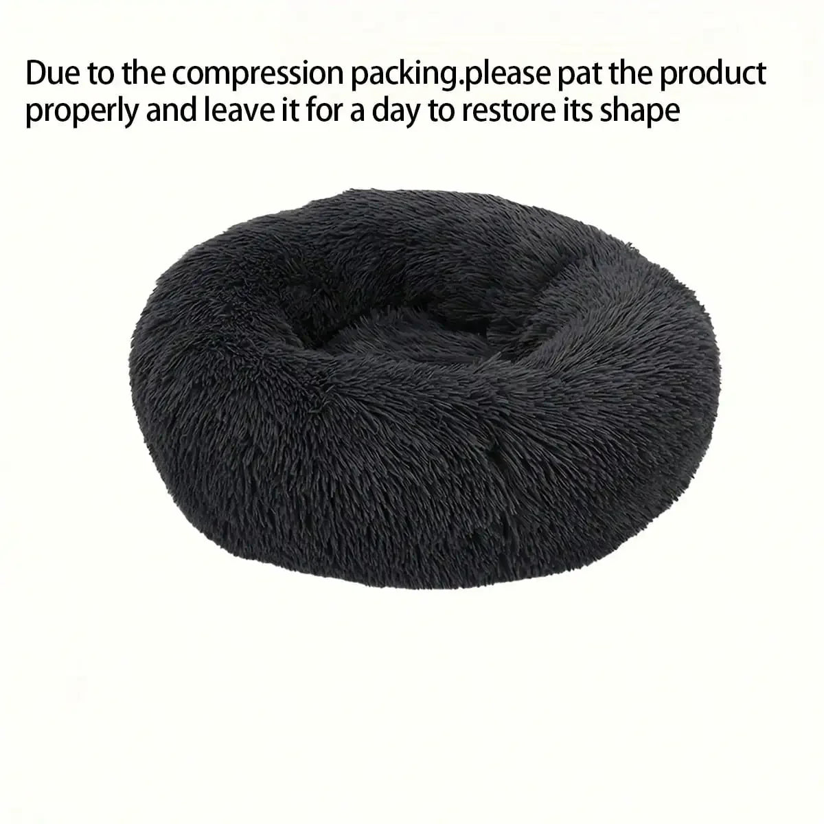 100 Cotton Donut Dog Bed For Medium And Large Dogs