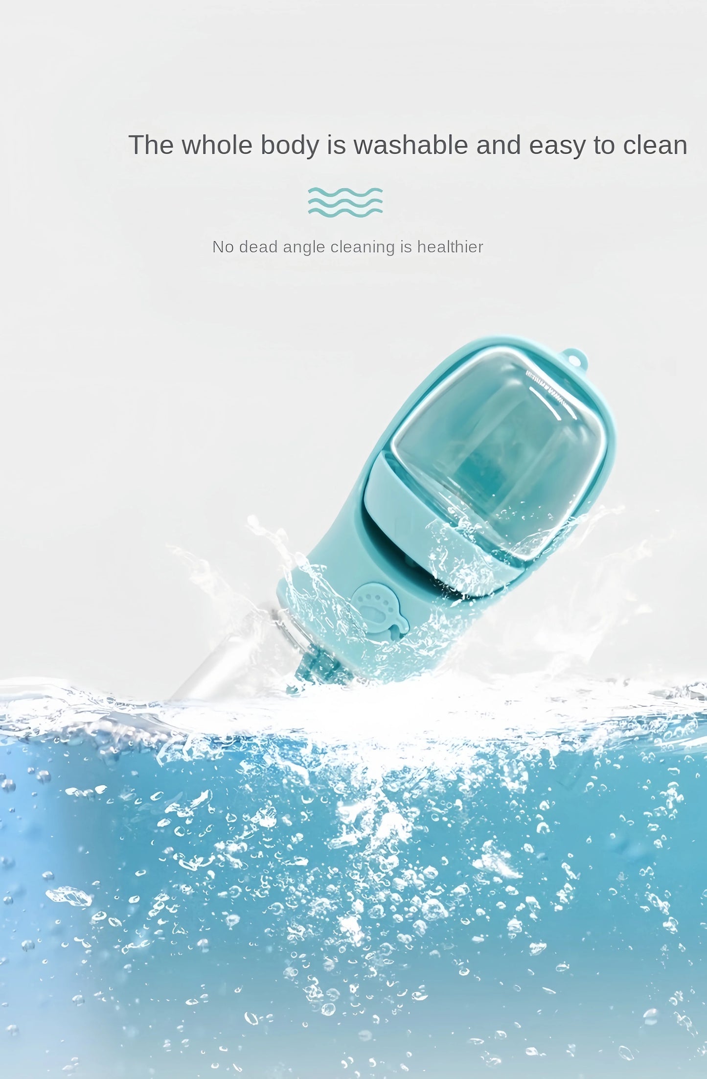 Portable Pet Water Bottle With Storage For Dogs And Cats
