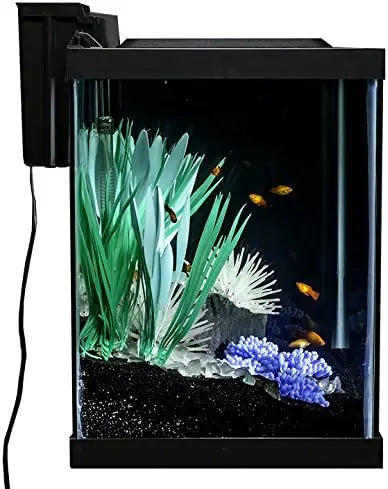 Aquarium Kit With LED Lighting Decor For Freshwater Fish