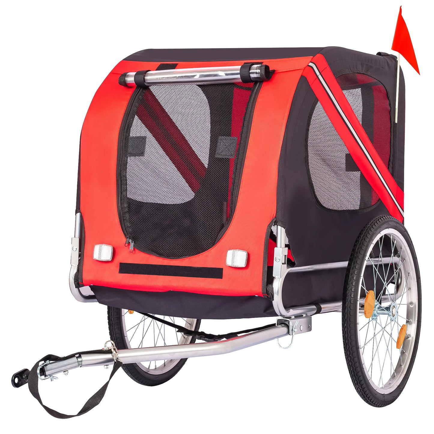TWISTER.CK Dog Bike Trailer 88Lbs Capacity Foldable Carrier
