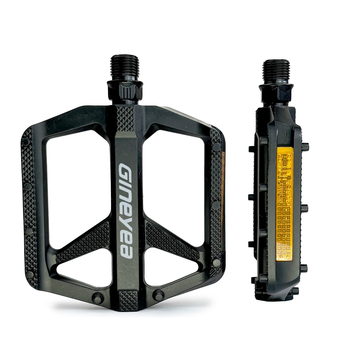 Gineyea Lightweight Anti Slip Flat Bike Pedals With Bearings