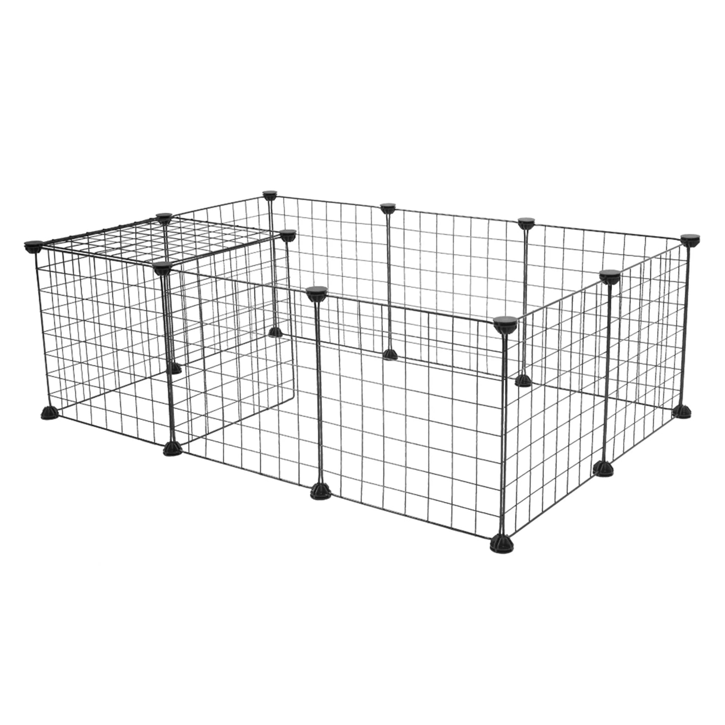 Portable Metal Wire Pet Playpen For Small Animals Guinea Pigs Rabbits