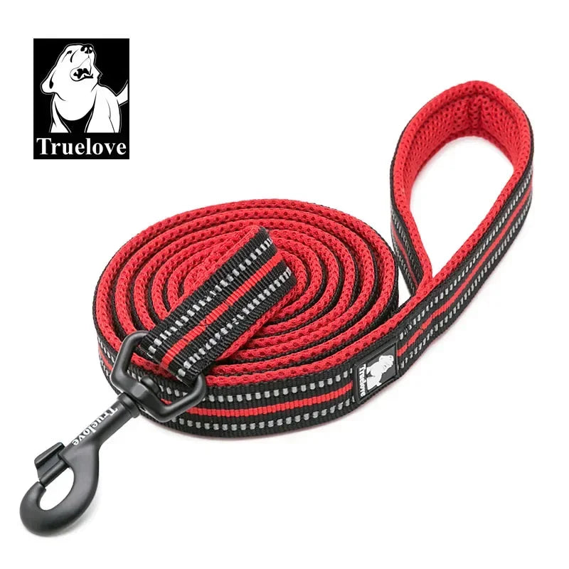 Truelove Reflective Padded Nylon Pet Leash For Dogs And Cats
