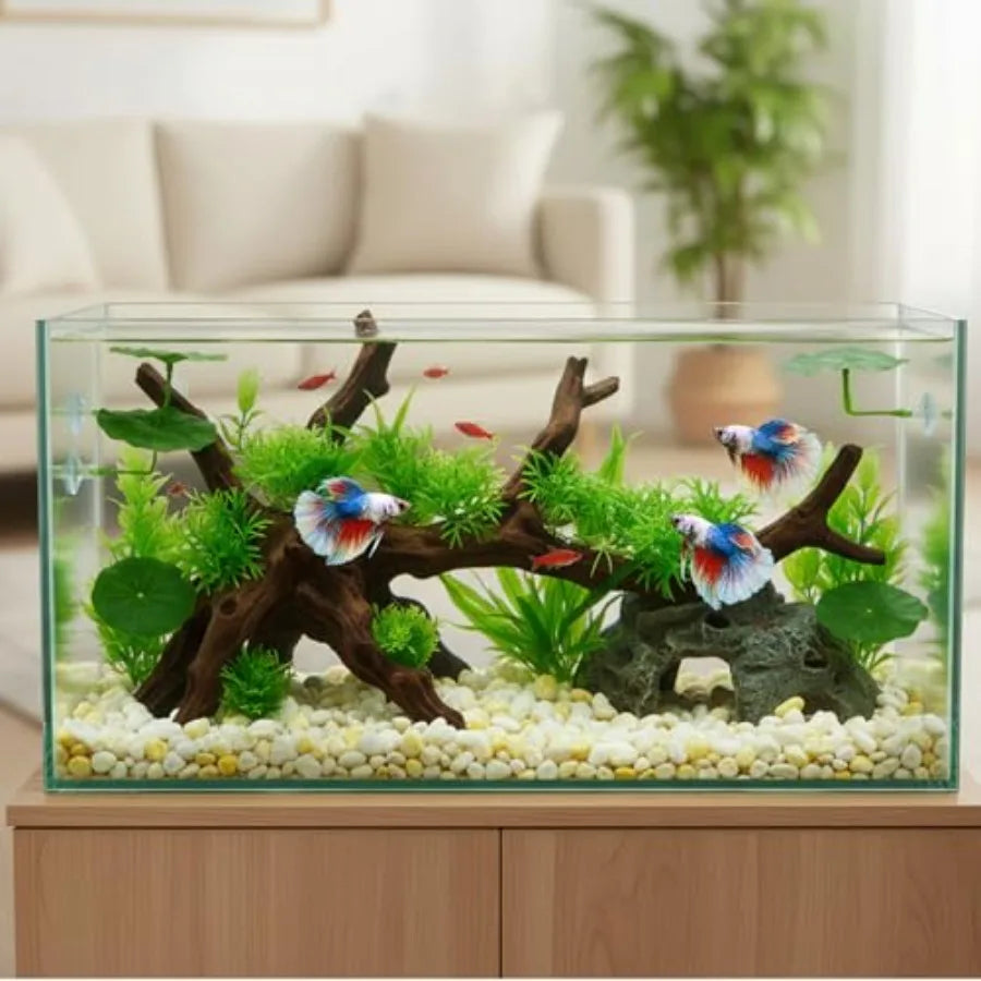 SHXI Betta Fish Leaf Hammock Aquarium Resting Spot Decoration