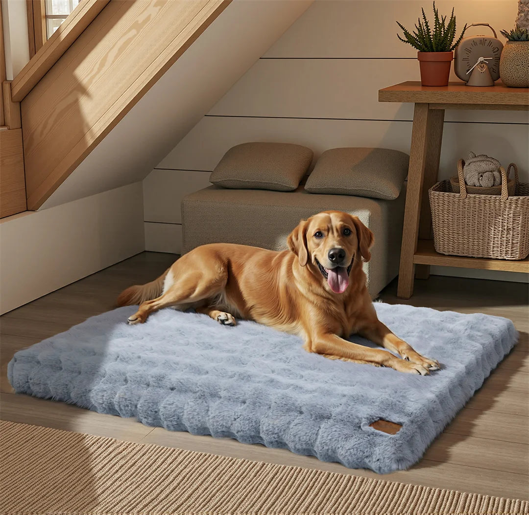 BINGOPAW Ultra Soft Dog Bed With Removable Cover Machine Washable