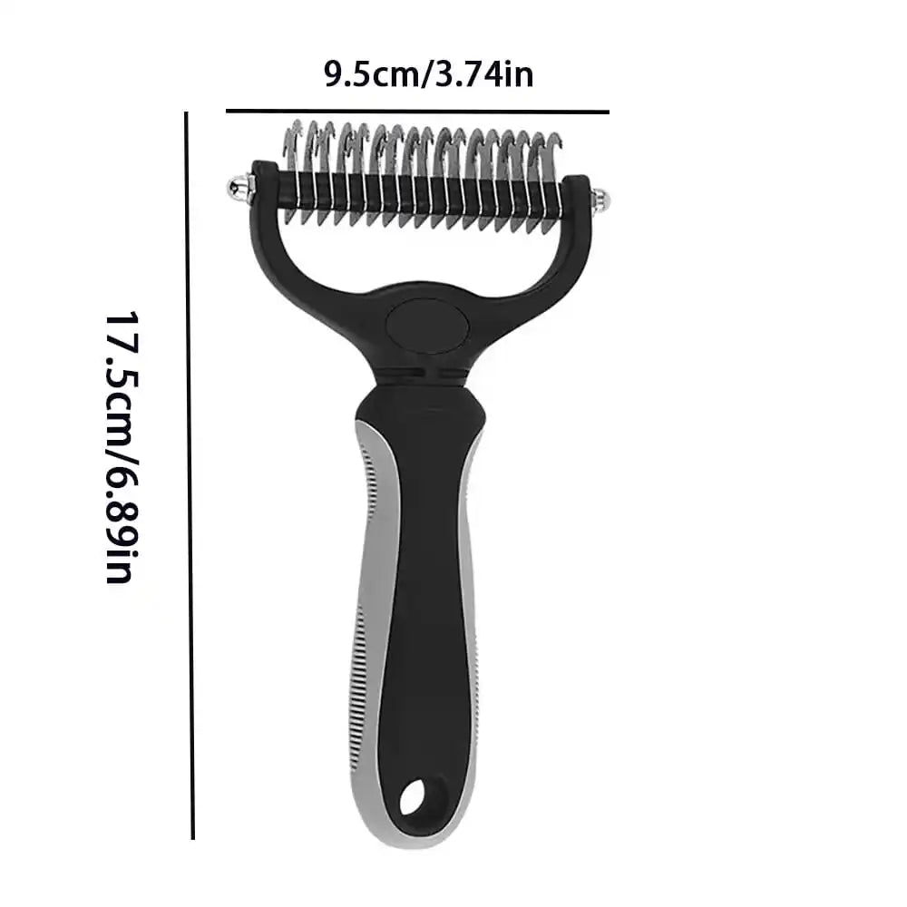 Pet Detangling Comb Dual-Sided Brush For Cats And Dogs