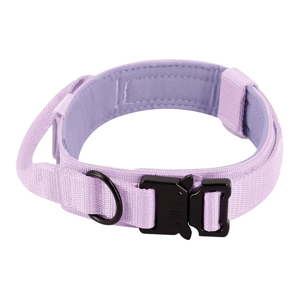 PETRAVEL Tactical Dog Training Collar Leash Set With Control Handle
