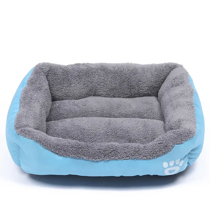 BPEDT Warm Plush Dog Bed With Waterproof Bottom For Pets