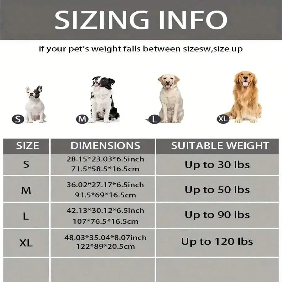 Orthopedic Pet Sofa Bed With Removable Washable Cover