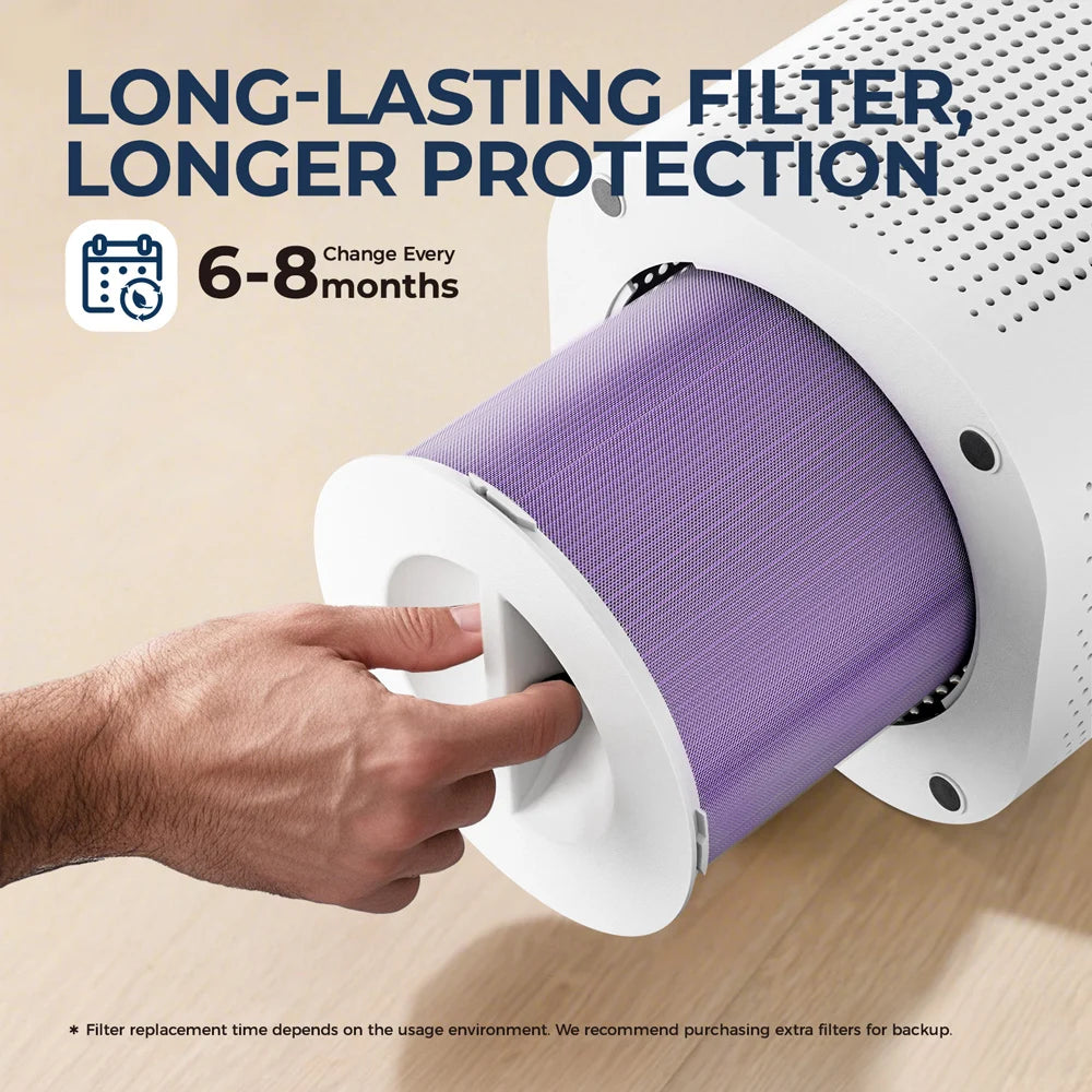 Rouny Air Purifier Humidifier Combo With True HEPA Filtration