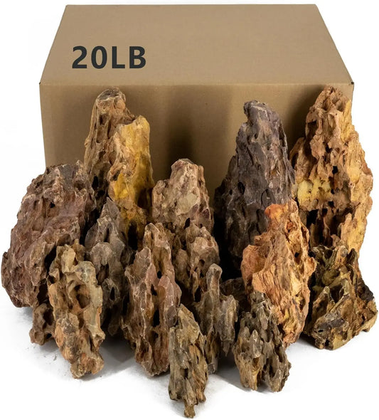 Natural Dragon Stone Rocks for Aquarium Decor and Aquascaping