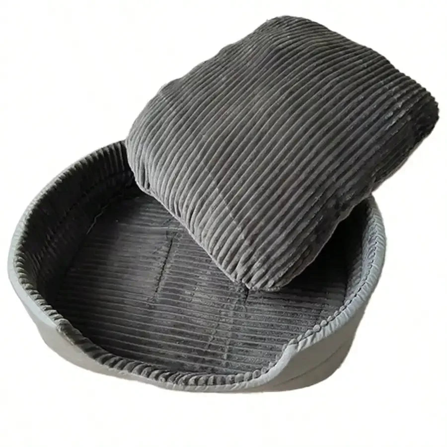 Machine Washable Soft Cozy Pet Bed For Dogs And Cats