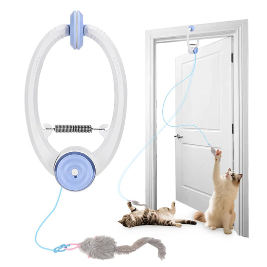 Cityflee Electric Door Hanging Cat Toy USB Rechargeable Self Play