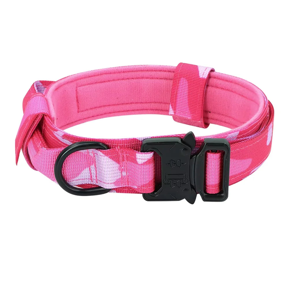 PETRAVEL Tactical Dog Training Collar Leash Set With Control Handle