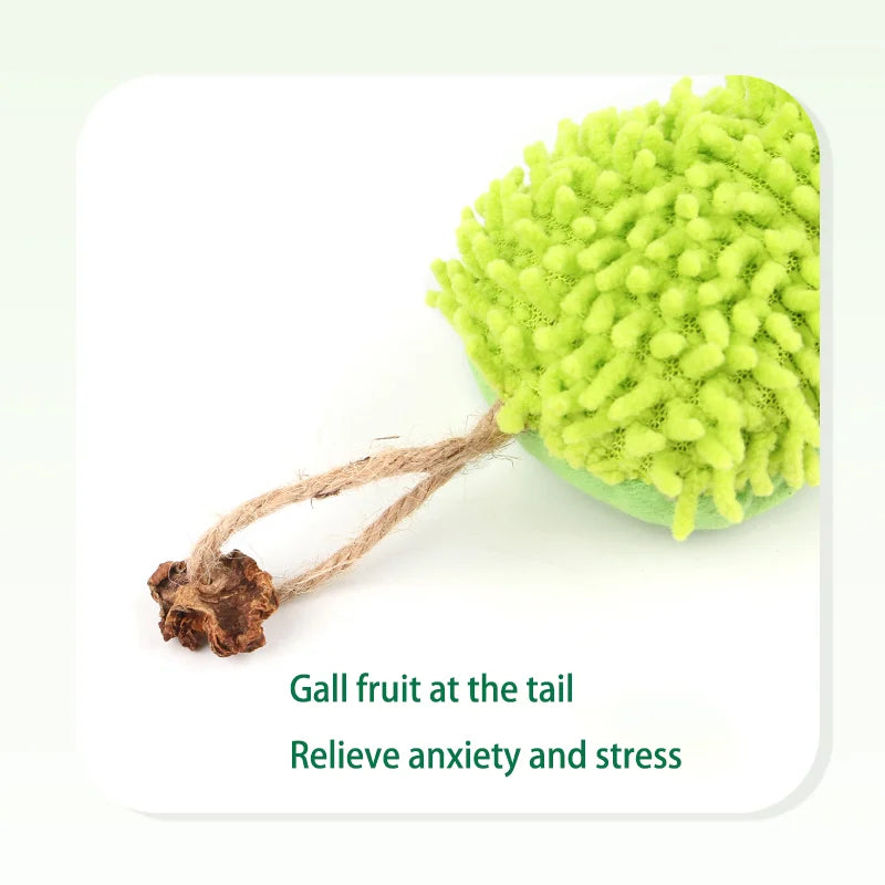 Caterpillar Cat Chew Toy With Catnip Silvervine Dental Health