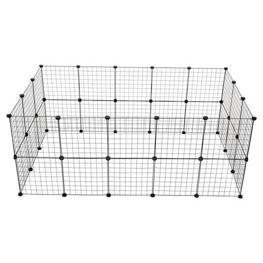 NONECN Portable Metal Wire Playpen for Guinea Pigs and Rabbits