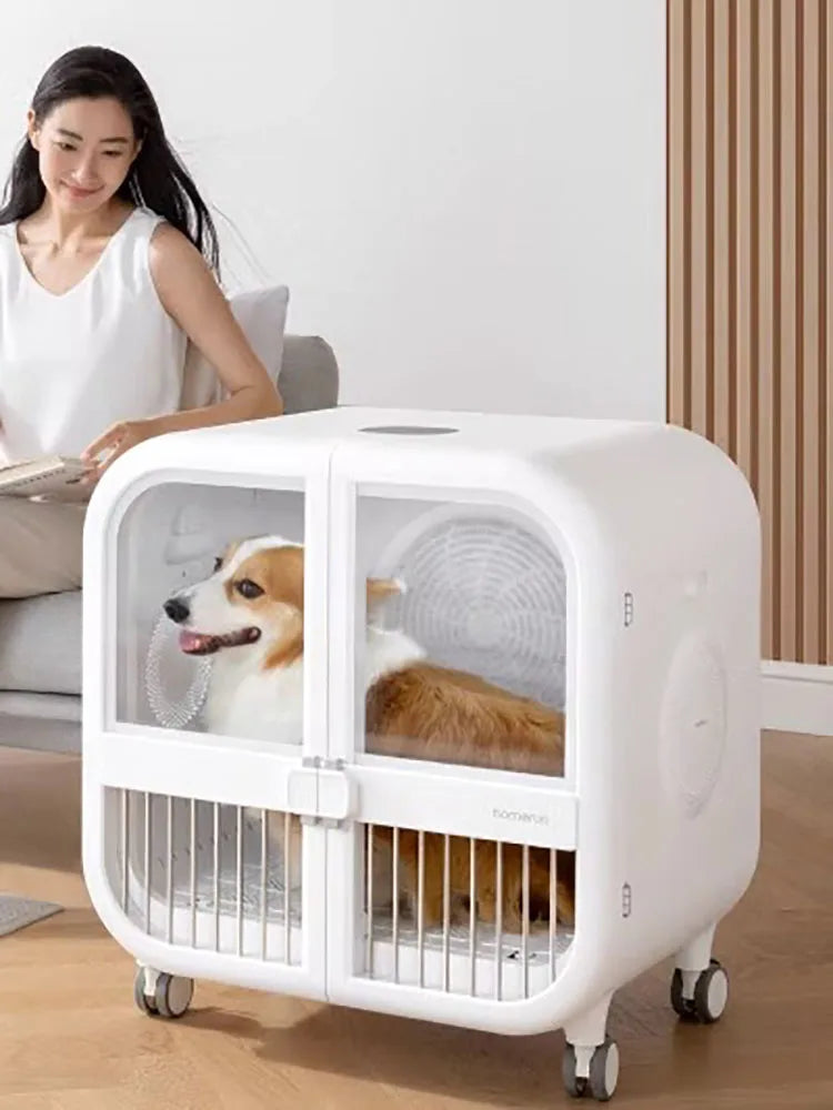 Pet Hair Dryer Stand Dry Box For Dogs Grooming Cabinet