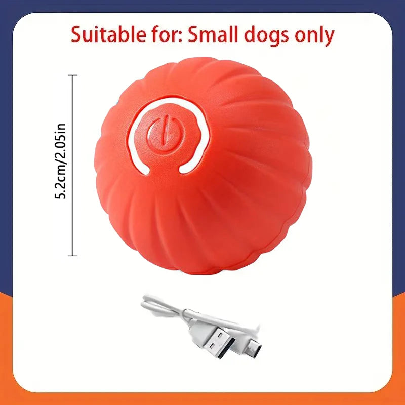 Smart Dog Ball Interactive Toy Rolling USB Rechargeable Chew Toy