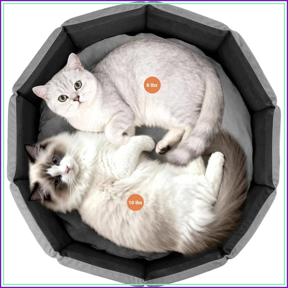 Orthopedic Round Memory Foam Pet Bed For Small Dogs