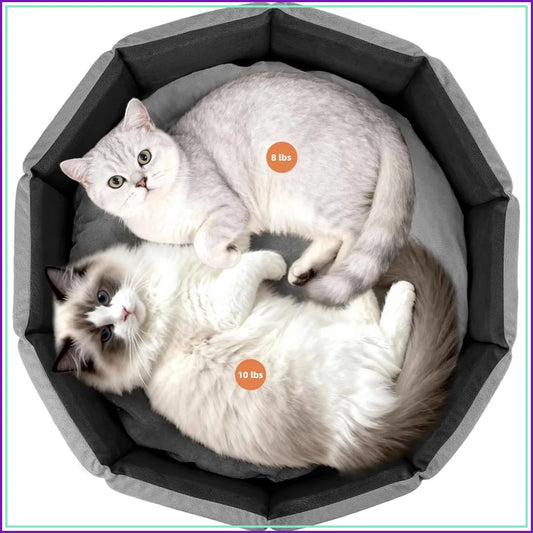 Orthopedic Round Memory Foam Pet Bed For Small Dogs