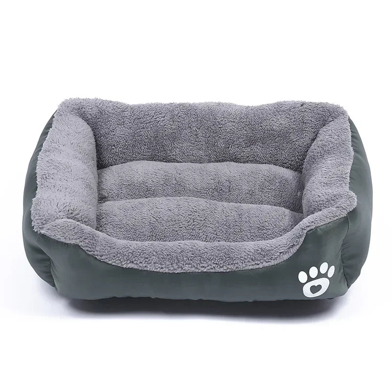BPEDT Warm Plush Dog Bed With Waterproof Bottom For Pets